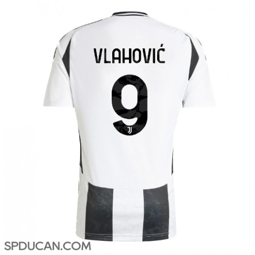 Muški Nogometni Dres Juventus Dusan Vlahovic #9 Domaci 2024-25 Kratak Rukav